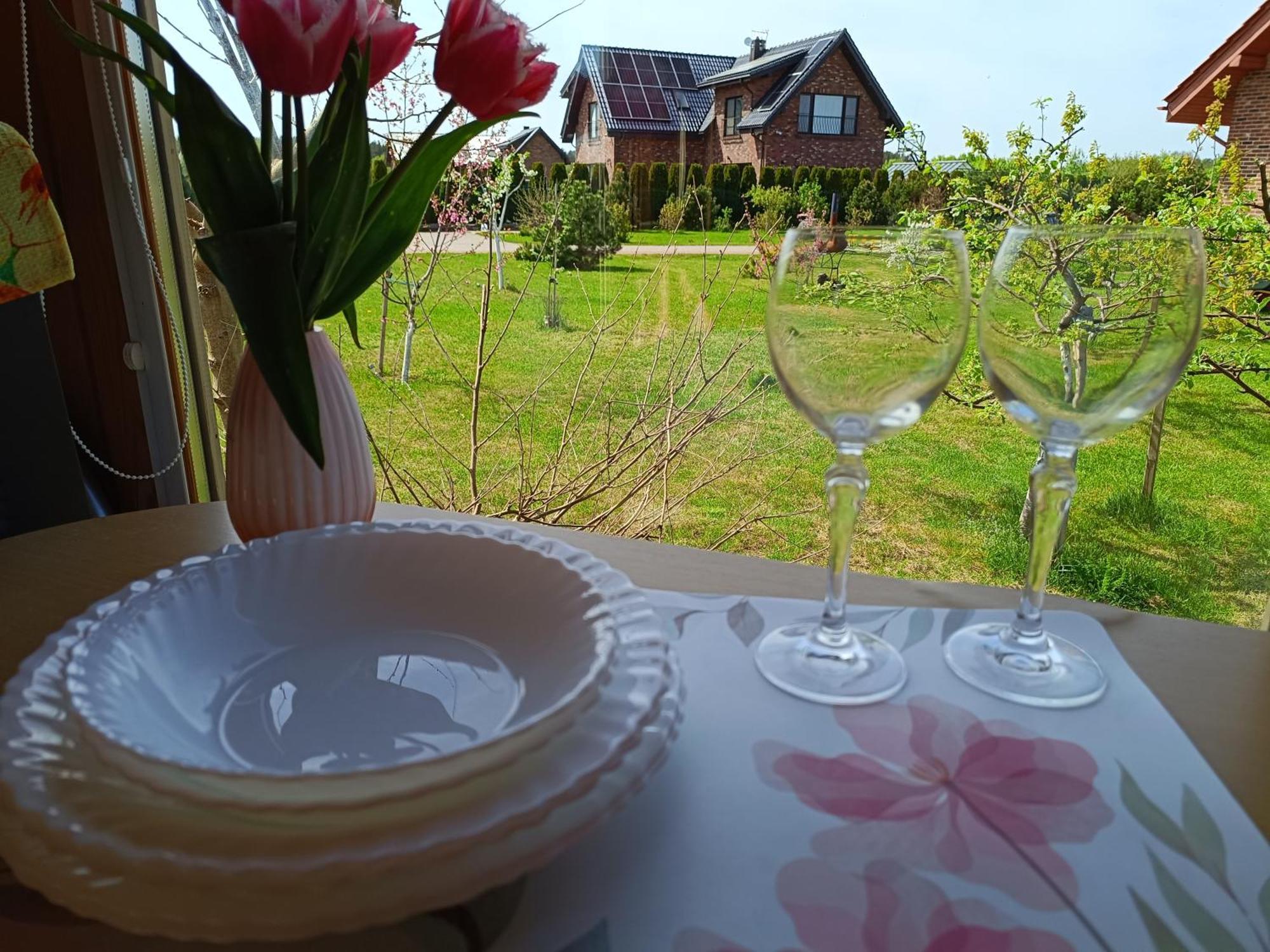 Namelis Karkleje Villa Bagian luar foto